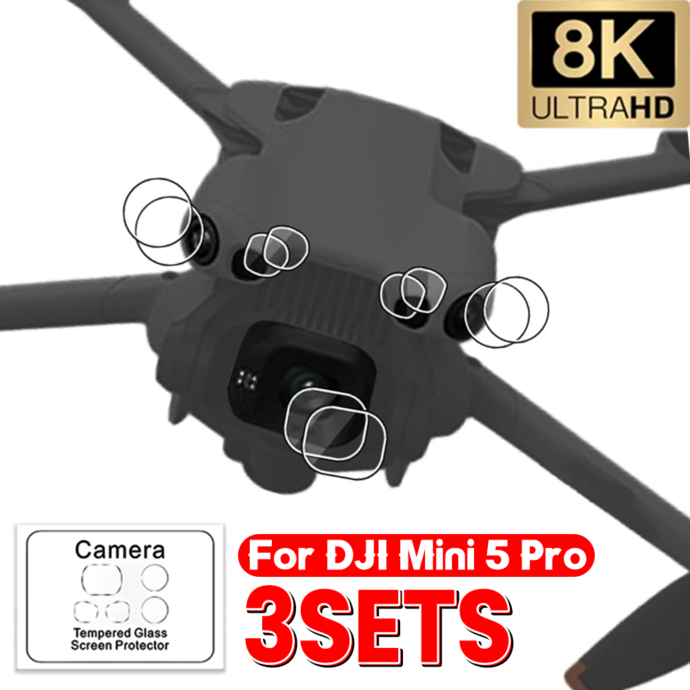 Drone Camera Filter - 3/1 ensembles pour DJI Mini 5