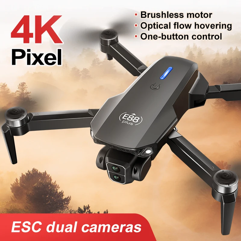 Nouveau drone quadrirotor E88  - Drone Camera Hd avis et prix