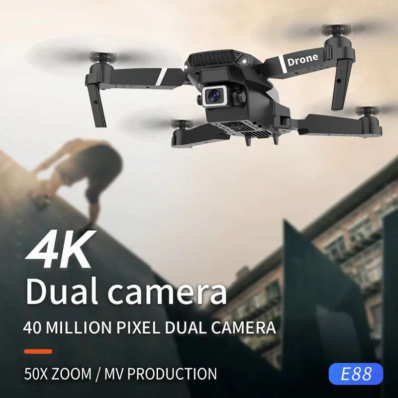 Le Drone pliant intelligent E8 - Drone Camera Wide Angle avis et prix
