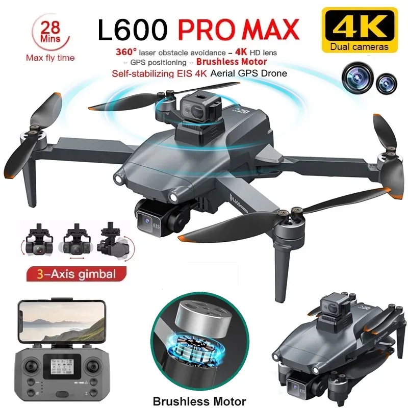 Drone GPS professionnel L600 P - Drone Camera Wide Angle avis et prix