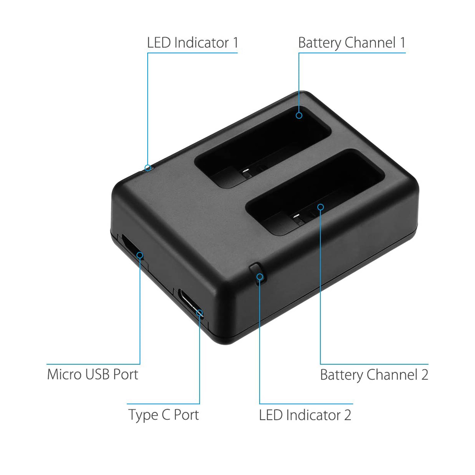 Convient pour GOPRO Hero 5 cha - Drone Camera Action avis et prix
